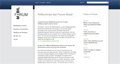Desktop Screenshot of forummobil.ch